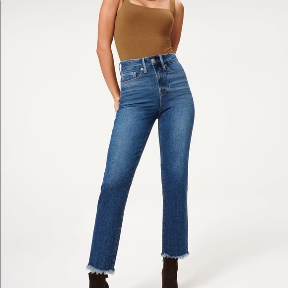 NWOT Good American Good Boy Fray Size 15 - Picture 4 of 4